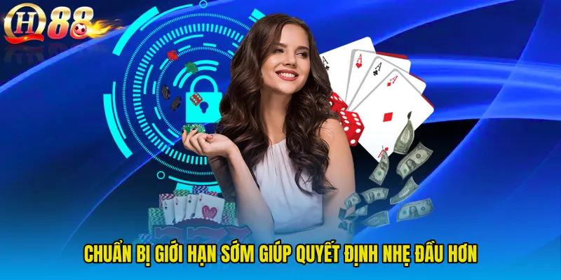 Chuẩn bị giới hạn sớm giúp quyết định nhẹ đầu hơn